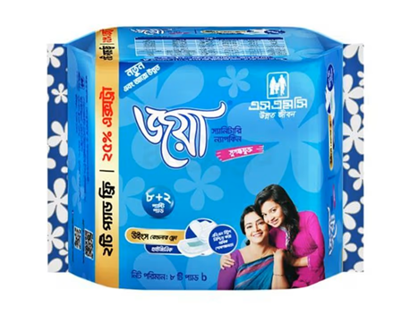 Joya Regular Wings 8's Pack with Extra 2 Pads Free