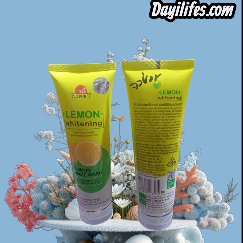 B Tech Expert Lemon Whitening Face Wash